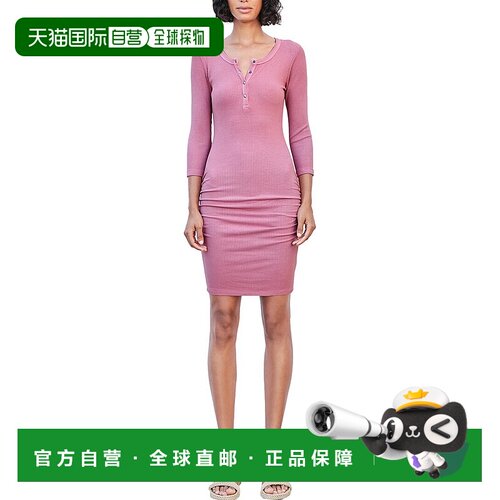 自营 SUNDRY 亨利迷你连衣裙 高端穿搭时髦显瘦 美国奥莱直发