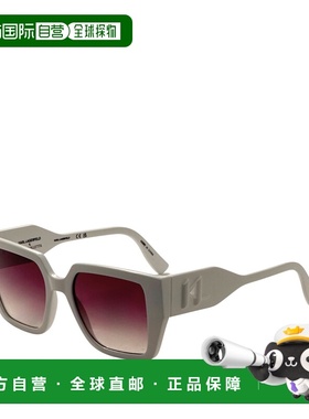 自营Karl Lagerfeld Women's 52 mm White Sunglasses - white 美