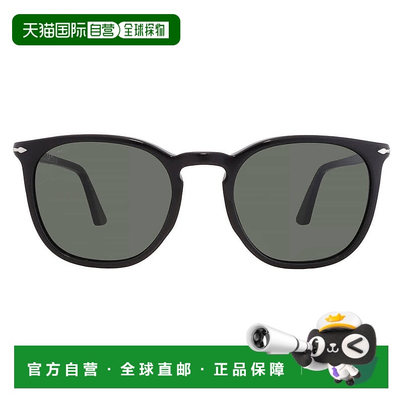 自营Persol Green Square Unisex Sunglasses PO3316S 95/31 52 -