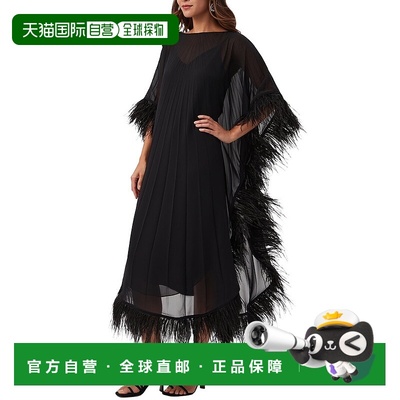 自营Trina Turk Pleated Neena - black 美国奥莱直发