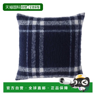 自营Nautica Ryan Cove Plaid Blue Decorative Pillow - rich te
