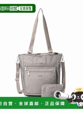 自营baggallini Women's Modern Everyday Shopper Tote Bag with