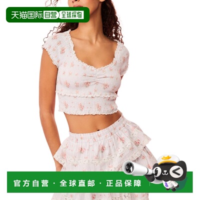 自营LoveShackFancy Cambron Top - pink 美国奥莱直发