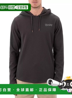 1h可退 【美国直邮】hurley 男士 帽衫运动夹克衫长袖卫衣上衣