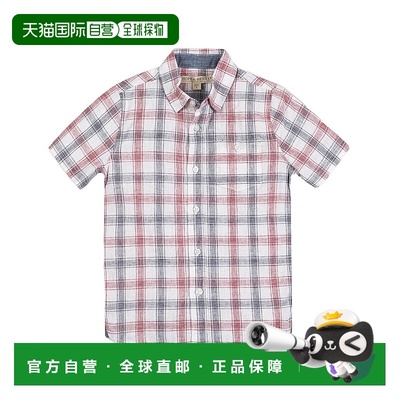 自营Hope & Henry Side Vent Linen-Blend Shirt - multi 美国奥