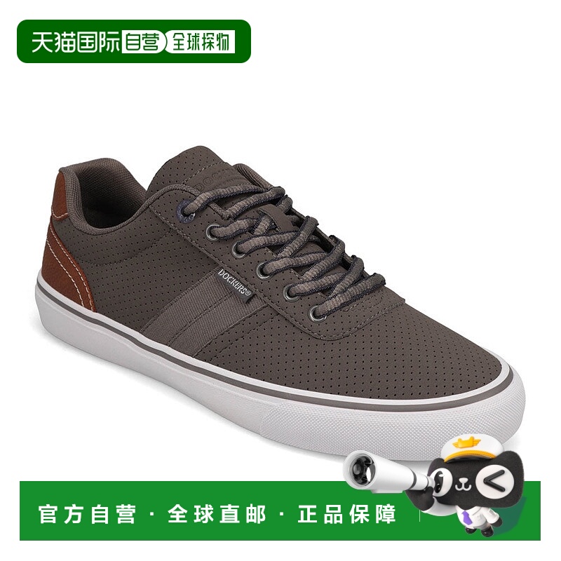 自营Dockers男式霍布斯休闲运动鞋-炭灰色/海军蓝 美国奥莱直发