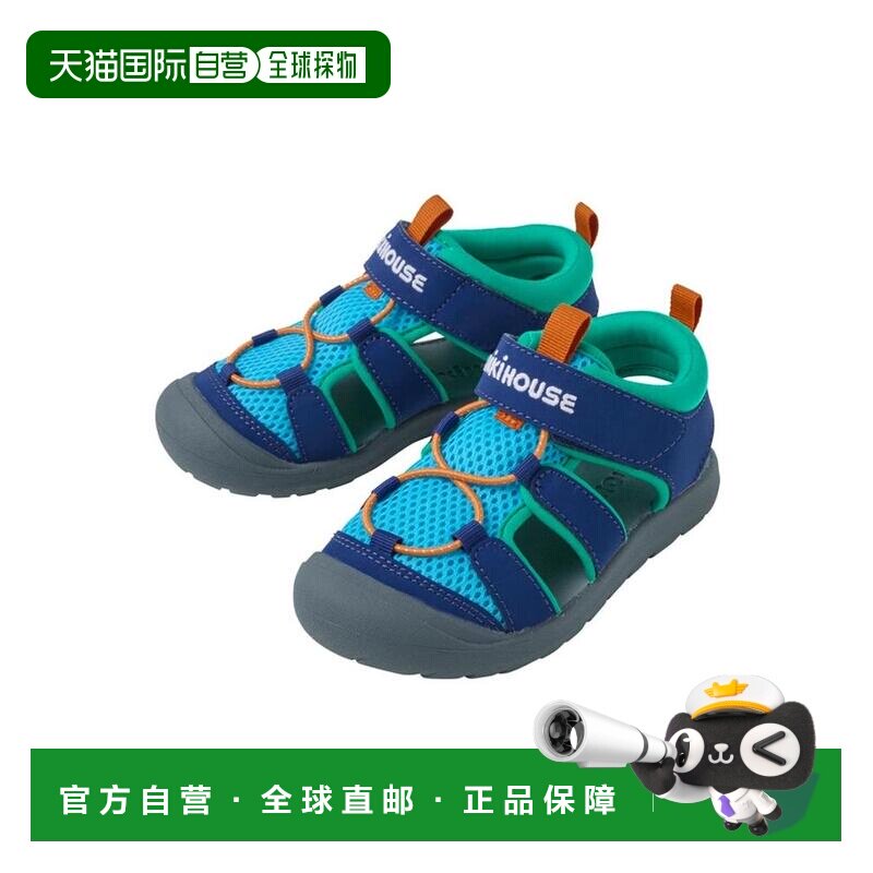 自营 日潮 MIKIHOUSE新款越南制绑带网面透气凉鞋二段三段图片