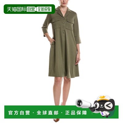自营GRETCHEN SCOTT Ali Bridge连衣裙-绿色 美国奥莱直发