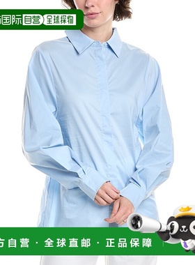 自营endless rose无尽玫瑰弹力衬衫-蓝色 美国奥莱直发