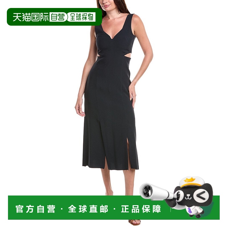 自营 Hugo Boss Dibea Midi连衣裙-蓝色 美国奥莱直发新款