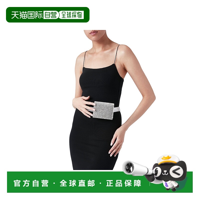 自营 judith leiber couture腰带包-银色莱茵 美国奥莱直发