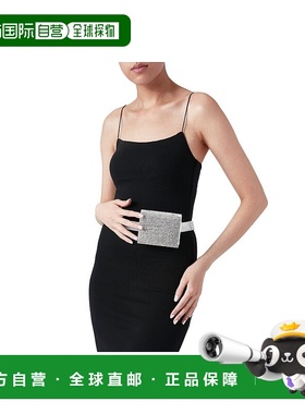 自营 judith leiber couture腰带包-银色莱茵 美国奥莱直发