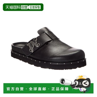 Studded Leather Mule 美国奥莱直发 自营Palm black Angels