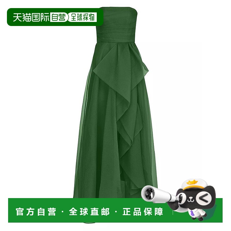 【美国直邮】Theia Teresa无肩带薄纱礼服裙 女士连衣裙 进口优雅