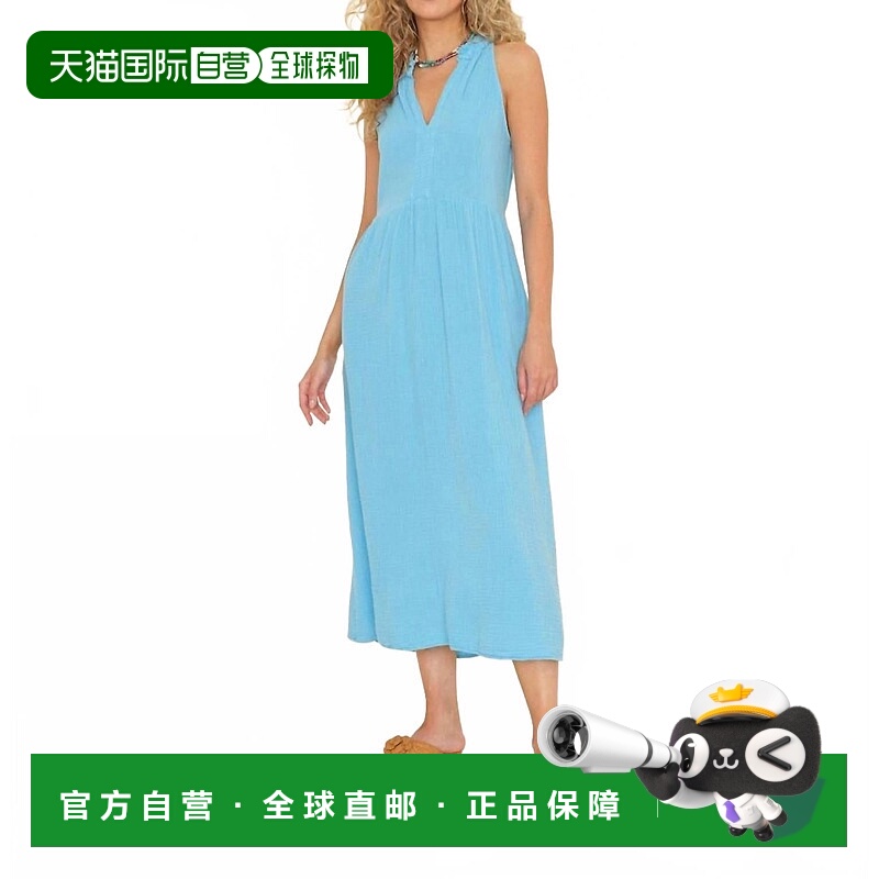 自营 xirena大西洋蓝Liza连衣裙-大西洋蓝 美国奥莱直发