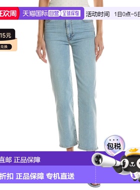 自营FRAME Denim Le Sleek Tribute Straight Jean - blue 美国奥