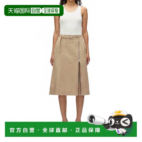 自营 3.1 phillip limE25136120Ucv卡其色实用裙 美国奥莱直发