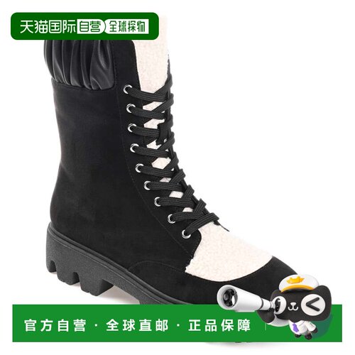 自营Journee Collection 女式 Tru 舒适泡沫 Elinor 短靴 - 黑色