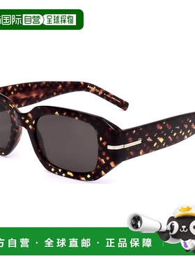 自营 Hugo Boss女式50毫米灰色太阳镜-哈瓦那图案 美国奥莱直发