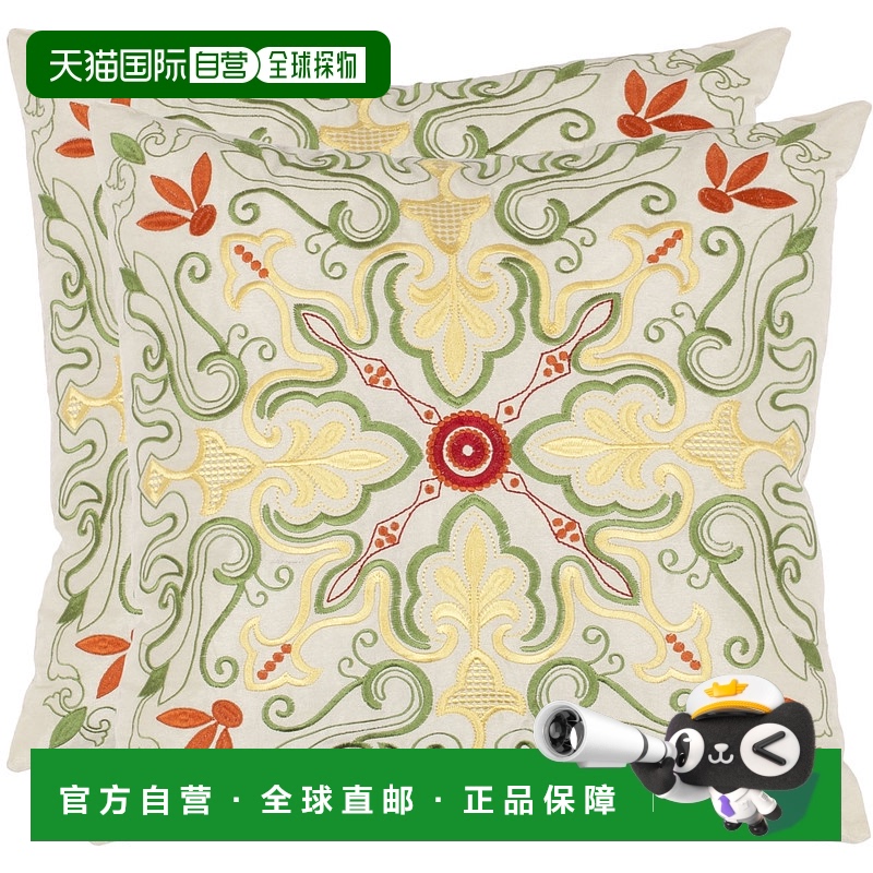 自营Safavieh Ariel 枕头 - 白色 / 多色 美国奥莱直发