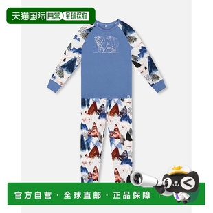 Piece Organic White par Set deuxTwo Pajama 自营deux Cotton