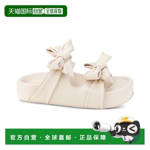Double Leather Slide 美国直发奥莱 自营AGL White凉鞋 Jane