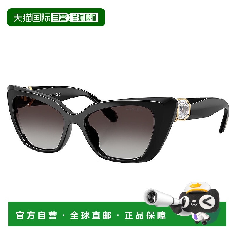 自营Swarovski  SK 6047 10018G 54mm Womens Cat-Eye Sunglasses