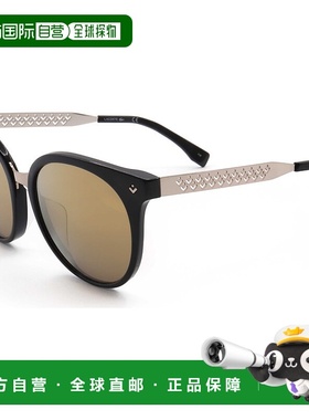 自营 Lacoste女式55mm黑色太阳镜-黑色 美国奥莱直发