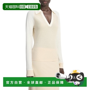 Polo Block Shirt brown 自营Vince 美国奥莱直发针织衫 Color