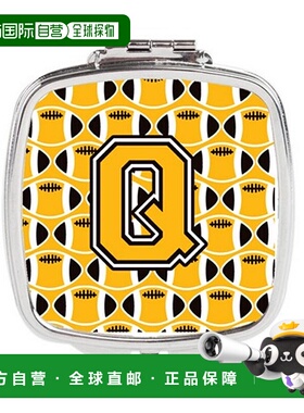 自营 Carolines Treasures CJ1080-QSCM 字母 Q 足球黑色正品