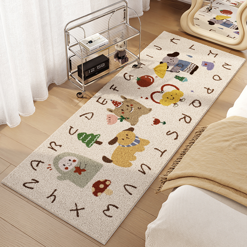 吸水防摔卧室地毯床头床下防摔