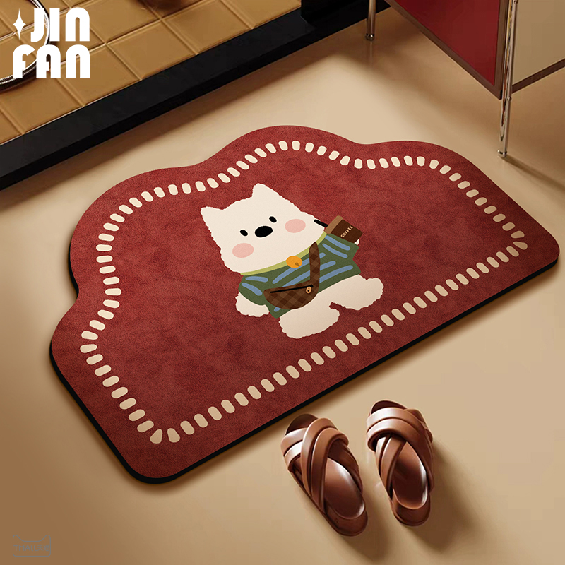 浴室吸水地垫卫生间门口防滑脚垫