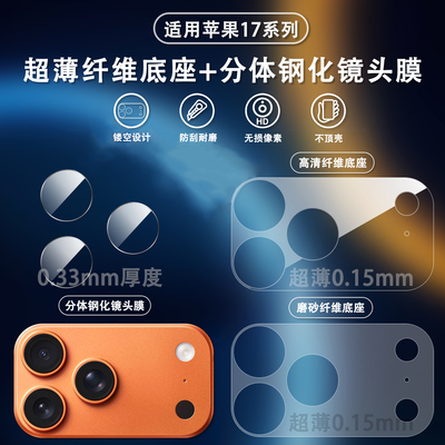 适用于苹果17pro高清纤维底座膜