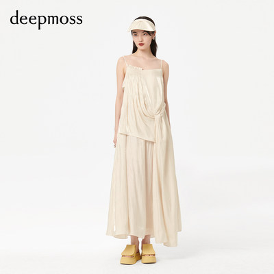 吊带连衣裙设计师品牌deepmoss