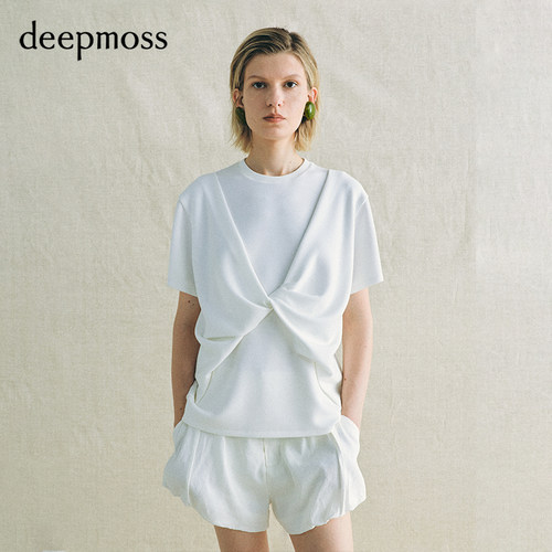 deepmoss新款澄澈交织T恤