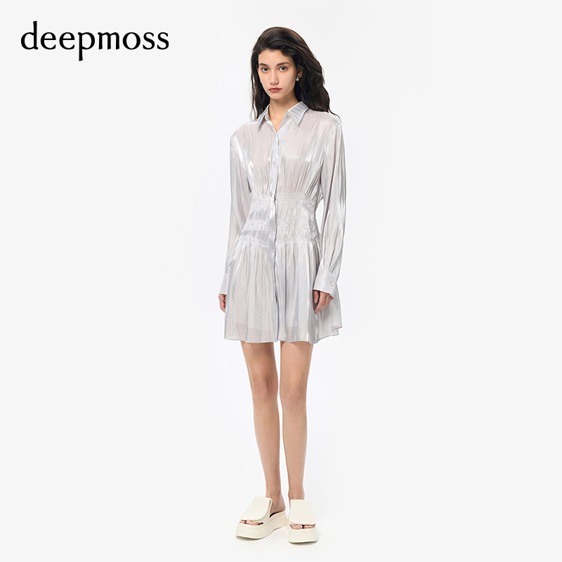 夏季优雅deepmoss短裙