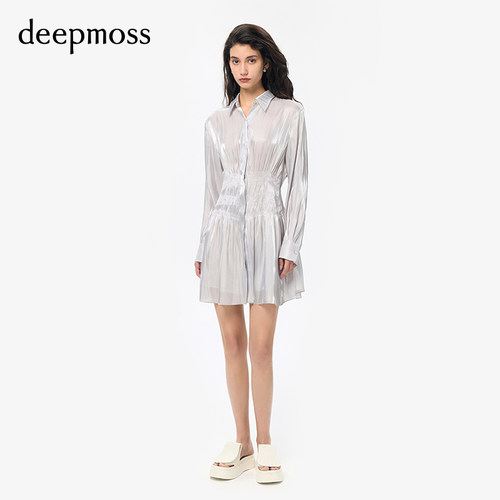 夏季优雅deepmoss短裙