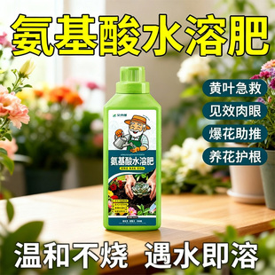 氨基酸水溶肥花卉植物果蔬通用生根壮苗黄叶一喷绿有机营养液