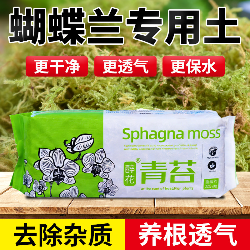 干苔藓水苔青苔兰花蝴蝶兰石斛专用土种植专用营养土爬宠乌龟垫材