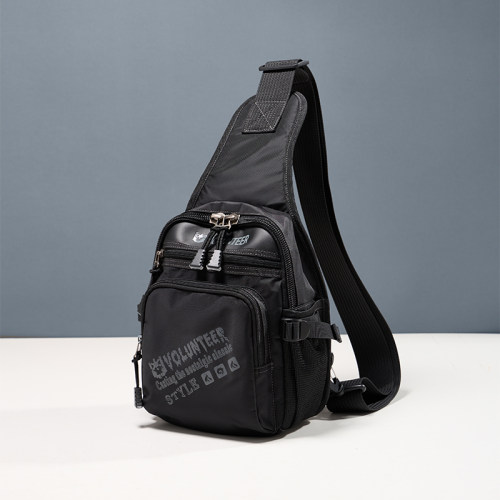 斯帕曼单肩斜挎包休闲户外胸包男