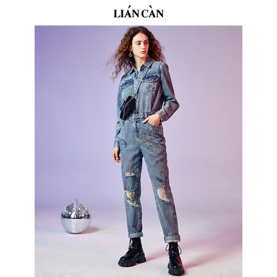 LIANCAN/莲灿长裤中腰