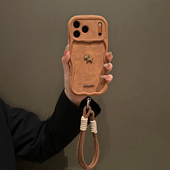 16pro男女iphone15plus带挂绳14pro马年13过年12 卡巴顿 秋冬立体金马适用苹果17promax手机壳新款 11本命年