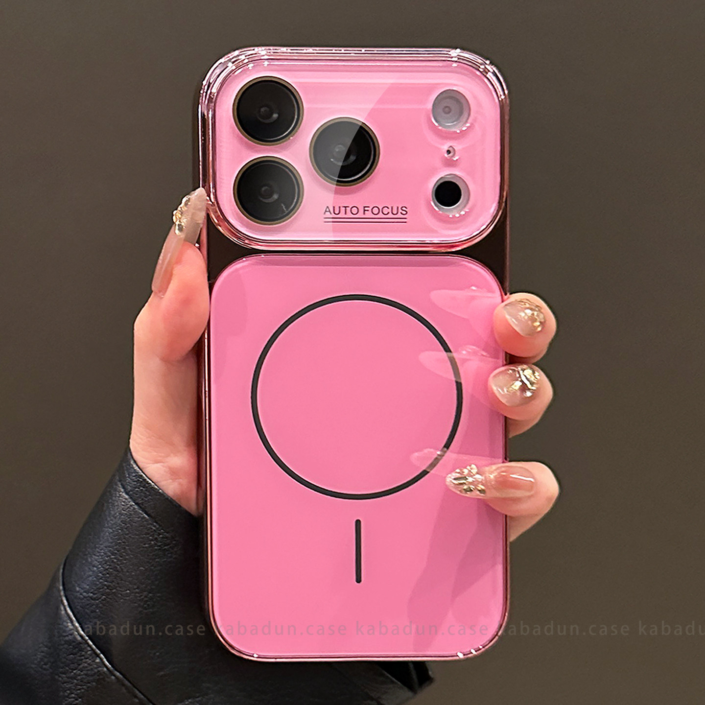 适用苹果17promax手机壳18pro新款16pro磁吸玫粉电镀玻璃iphone15pro镜头全包防摔14pro男女情侣13小众高级感