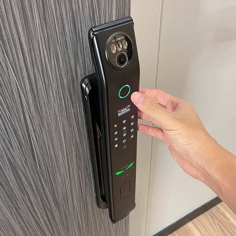 科裕oyo人脸识别指纹锁密码锁可视家用防盗门电子全自动智能门锁