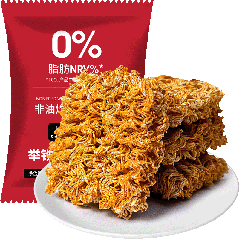 全麦干脆面干吃面解馋零食