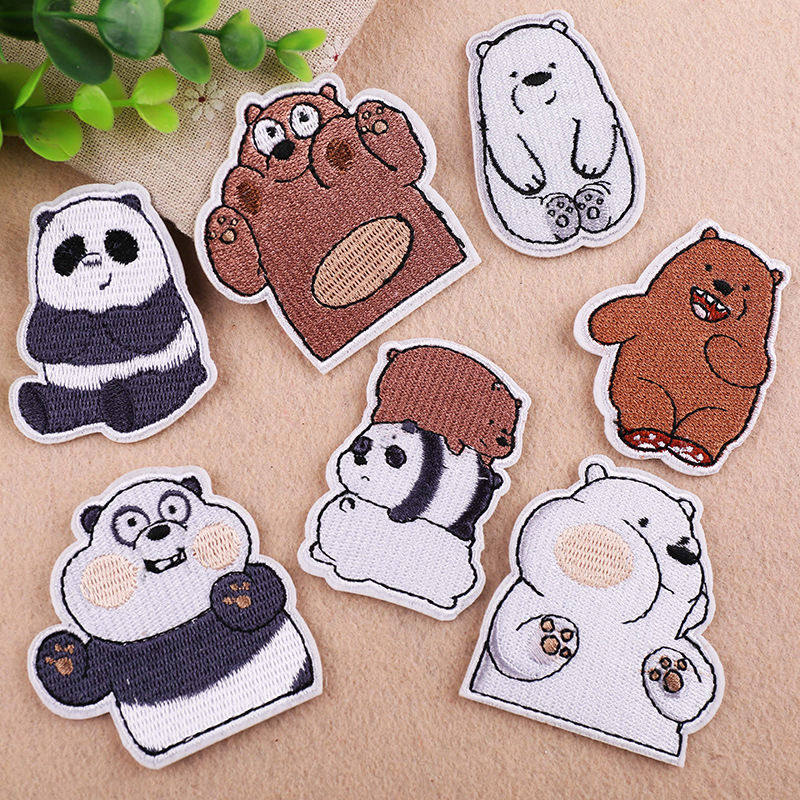webarebears We Cloth sticker Patch Sticker coat Repair subsidies Fill holes Decorative stickersin the Textile fabrics/Accessories/Supporting, Textile Accessories, Fabric sticker category - from Buy2taobao.com to provide professional Taobao agent buy service
