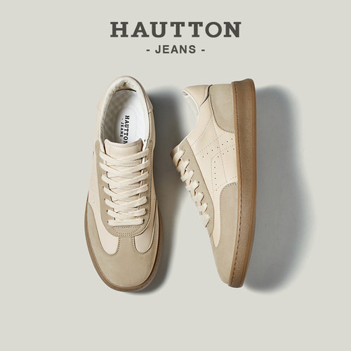 【明星同款】复古真皮德训鞋男款