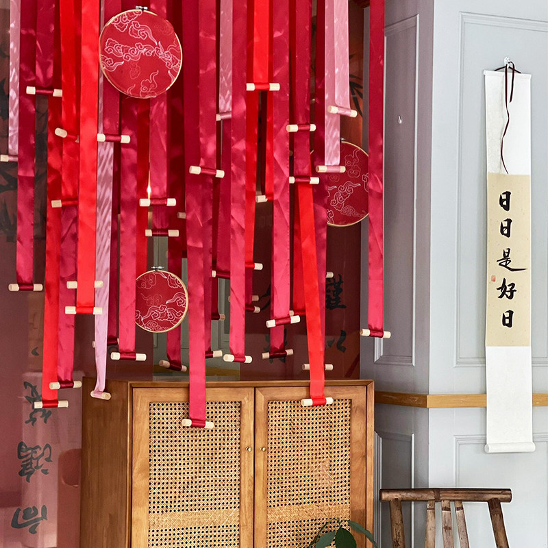 新年店铺装饰丝带门口户外橱窗场景布置幼儿园元旦环创材料背景墙,节庆用品/礼品,节日装扮用品,淘宝优惠券,粉丝福利购,淘宝优惠卷