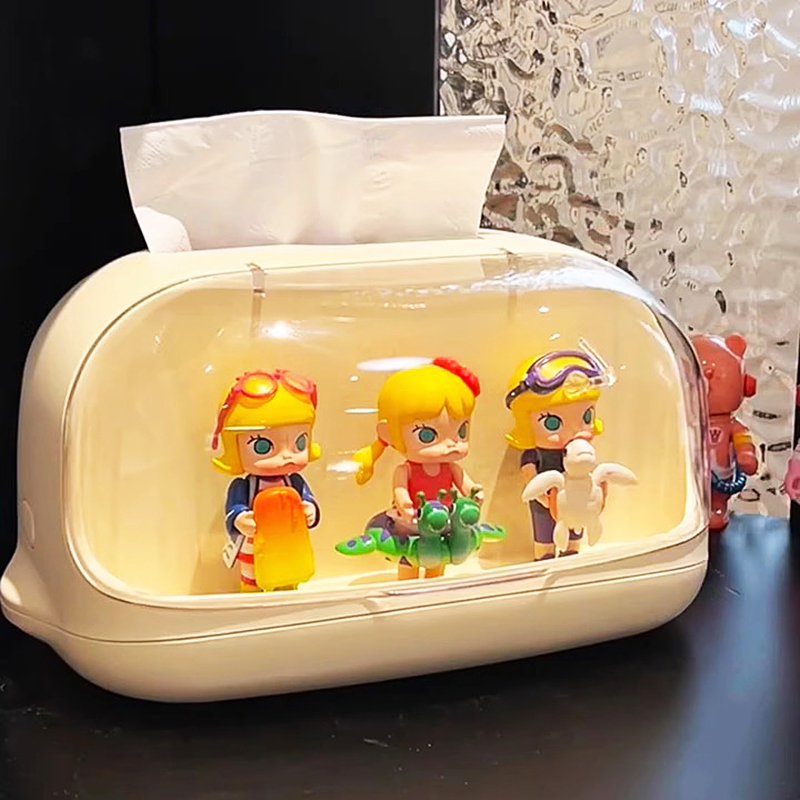 【一盒两用】适用泡泡玛特纸巾盒