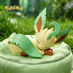叶伊布摆件手办盲盒女皮卡丘小火龙妙蛙种子宠物小精灵正版 宝可梦